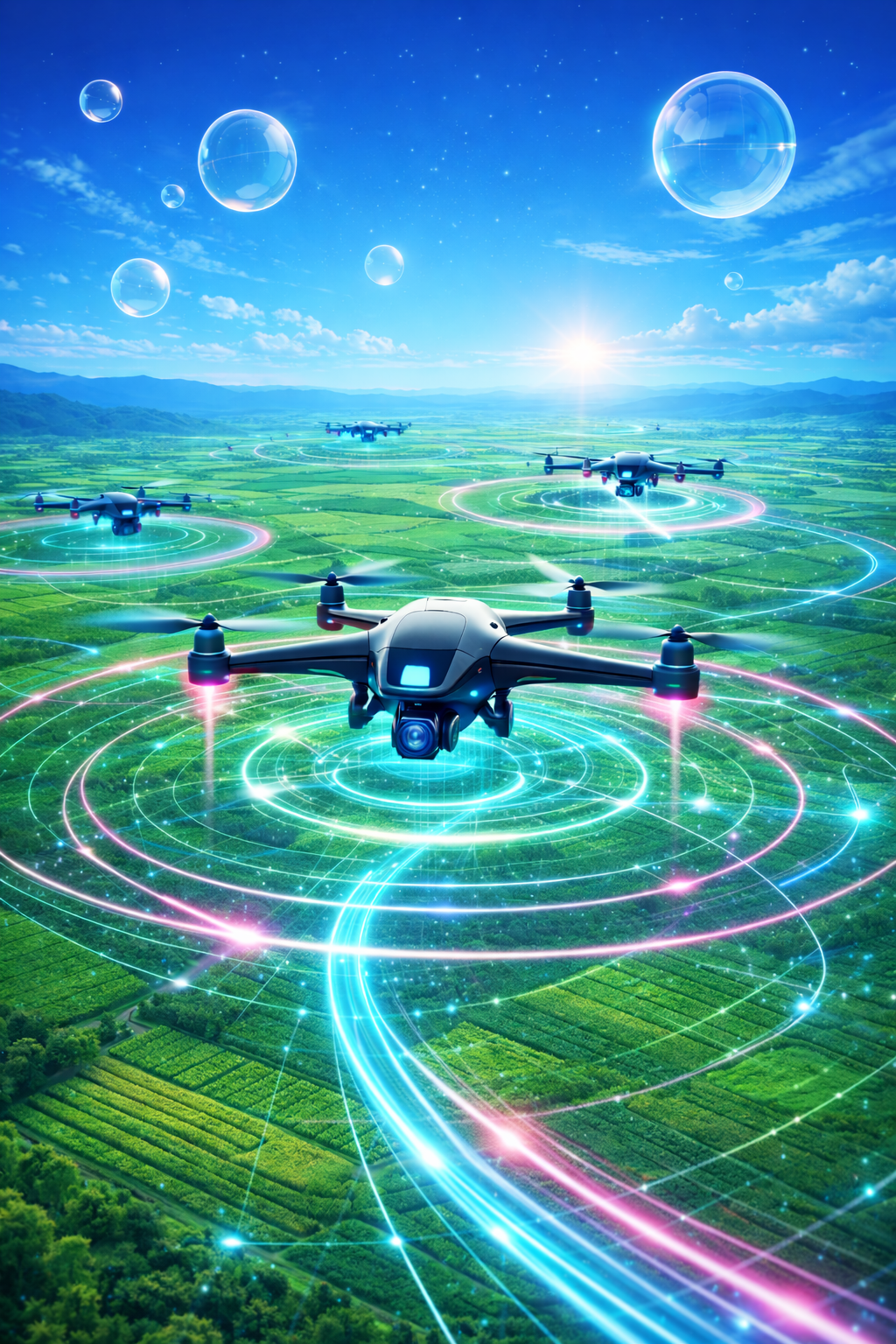 PPO Driven Swarm Control project artwork